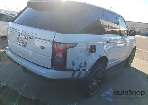 2016 Land Rover Range Rover 3.0L V6 Supercharged Hse из США, поврежденный, VIN SALGS2VFXGA273882